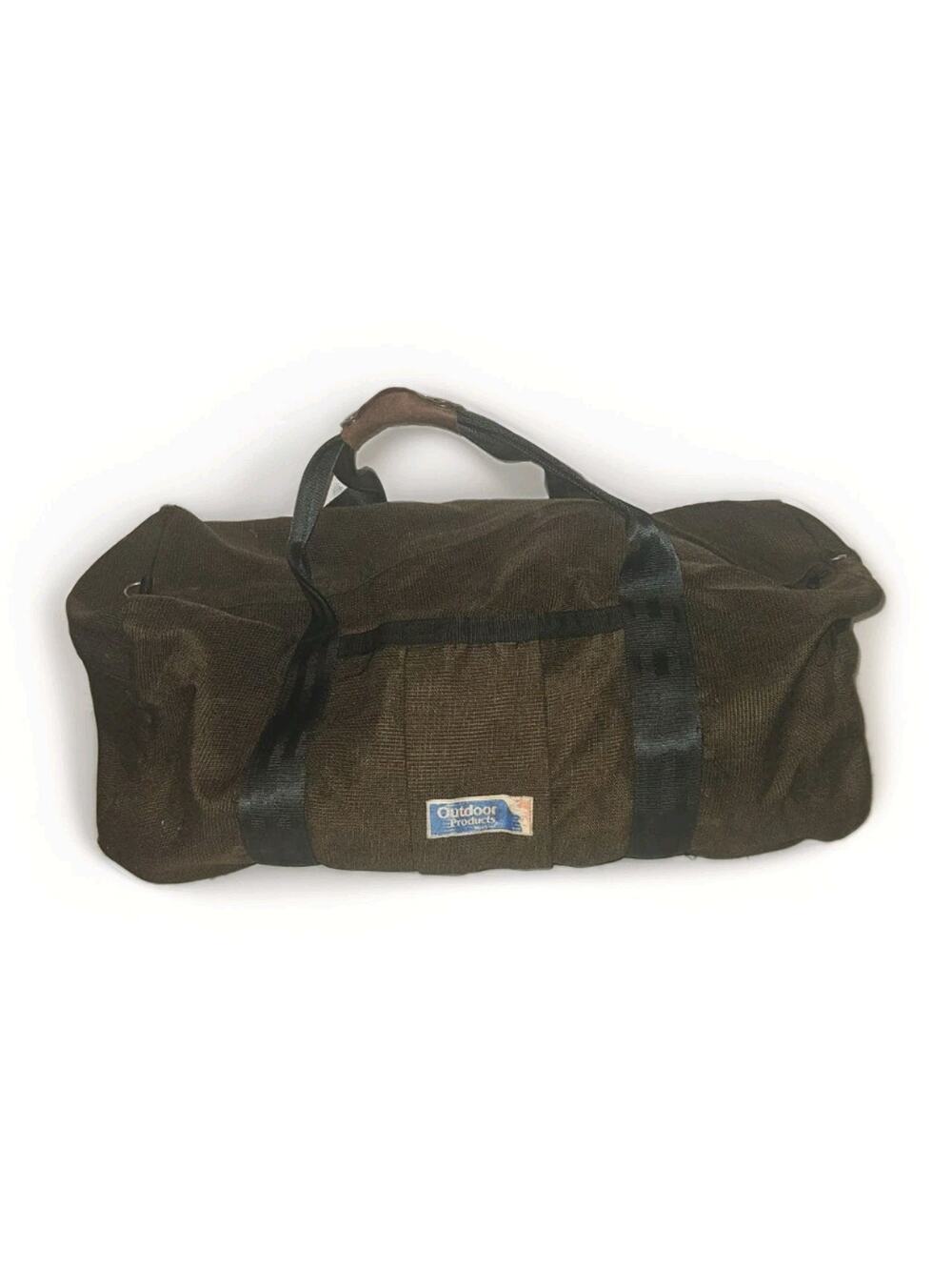 Vintage Outdoor Products 24"x11" Brown Duffel Bag – Heavy-Duty Nylon Canvas